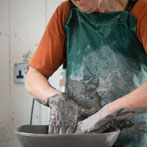 Micki Schloessingk in her studio 2016